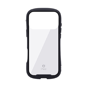 Hamee iPhone17 Pro Max用 強化ガラスクリアケース IFACE REFLECTION ブラック 41-182998-イメージ1