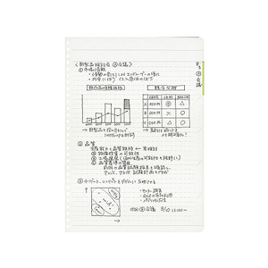 コクヨ ソフトリングノートBizセミB5ドット罫線エッジタイトル F025353-ｽ-SJ201BT-DB-イメージ3