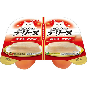 いなば ツインカップテリーヌ まぐろ・ささみ 35g×2P FCF623N-イメージ1