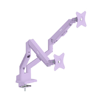 Pixio Monitor Arm Dual パステルパープル PSW1DPP-O