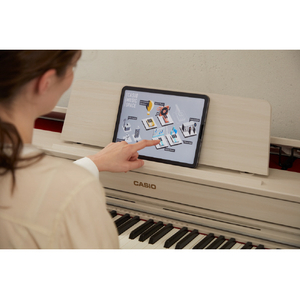 カシオ 電子ピアノ【高低自在椅子付き】 CELVIANO グレーベージュウッド調 AP-300GB-イメージ16