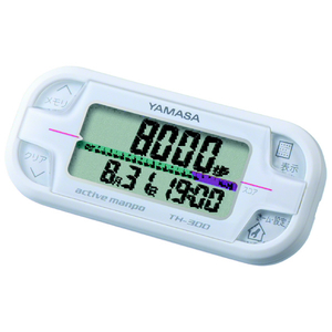 山佐時計計器 アクティブ万歩 ホワイト TH-300(W) 山佐時計計器 アクティブ万歩 ホワイト TH-300(W)