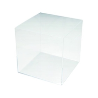 トラスコ中山 TRUSCO/5面アクリルディスプレイボックス 正方形 100×100×100 FC228KU-2081059