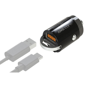 AXS 極小DC充電器アルミPD+QC ブラック X-300-イメージ2
