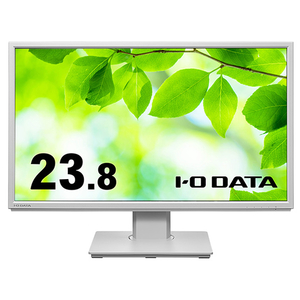 I・Oデータ 23．8型ワイド液晶ディスプレイ ホワイト LCD-DF241EDW-F-イメージ1