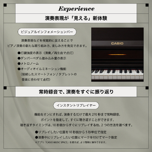 カシオ 電子ピアノ CELVIANO グレーベージュウッド調 AP-550GB-イメージ11