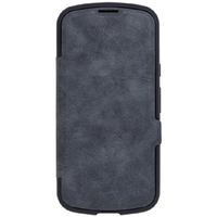ＮＡＴＵＲＡＬ　ｄｅｓｉｇｎ iPhone 16e用背面手帳型ケース CHROME-NATURAL ブラック IP24SP-CHN02