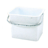 セイワ PP 角型 バケツ WP-150W 白 FC285LD-1419650