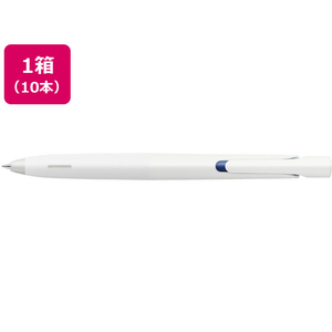 ゼブラ エマルジョンボールペン ブレン 0.7mm 白軸 青インク 10本 F041099-BA88-BL-イメージ1