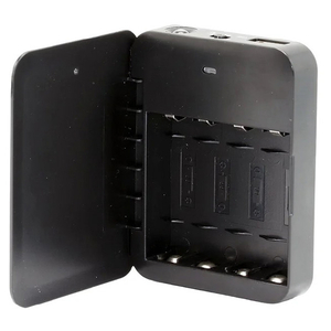 STAR LIGHT 単3形乾電池式充電器 黒 SK-4AACHLEDBK-イメージ4