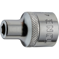 ＴＯＮＥ ソケットビットアダプター　ビットホルダーソケット　差込角１２．７ｍｍ　二面幅寸法６．３５ｍｍ TONE ビットホルダーソケット 4BT