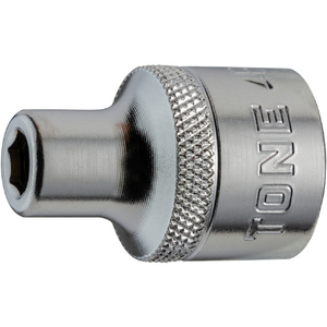 ＴＯＮＥ ソケットビットアダプター　ビットホルダーソケット　差込角１２．７ｍｍ　二面幅寸法６．３５ｍｍ TONE ビットホルダーソケット 4BT-イメージ1