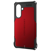 エレコム Galaxy A36 5G用 ZEROSHOCK ケース レッド PM-G254ZERORD