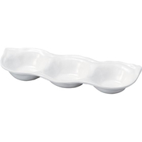 若泉漆器 ニューホワイト 枝豆鉢三連 FC966KY-0262140