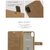 ZENUS iPhone XS/X用ケース Vintage Diary ビンテージブラウン Z10300I8-イメージ7