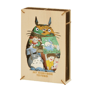 エンスカイ となりのトトロ PAPER THEATER -wood style- / PT-WL12X My Neighbor Totoro PTWL12Xﾄﾄﾛﾏｲﾈｲﾊﾞ-ﾄﾄﾛ-イメージ2