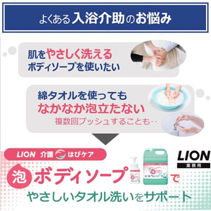 ライオン LION介護はぴケア泡ボディソープ500mL FCE233T-イメージ3