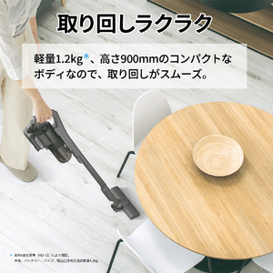 シャープ コードレススティッククリーナー アッシュグレー EC-PT3-H-イメージ4