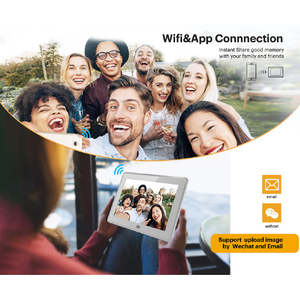 KODAK デジタルフォトフレーム 10．1インチ HD画面 32GB内蔵 写真/動画/音楽再生 Wi-Fi機能付き ホワイト RCF-106HW-イメージ9