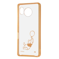 レイアウト AQUOS sense7用『ディズニーキャラクター』ハイブリッドケース Charaful プー RT-DAQM1UC/PO2M