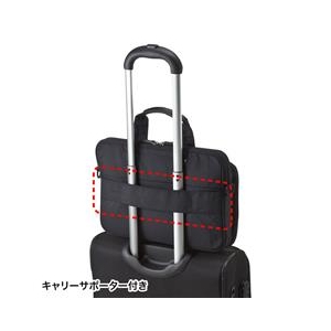 サンワサプライ 衝撃吸収PCケース（13．3インチワイド） ブラック BAG-P23BK-イメージ3