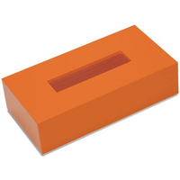 橋本達之助工芸 ティッシュBOXカラー オレンジ 1個入 FCN5878