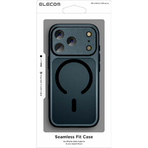 エレコム iPhone18 Pro用ハイブリッドアルミケース 極限 MAGKEEP ブラック PM-A26CALCKM1-イメージ1