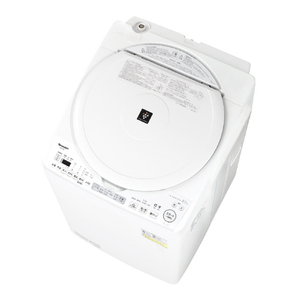 SHARP 8kgタテ型洗濯乾燥機 ホワイト系 ES-TX8L-W-イメージ13