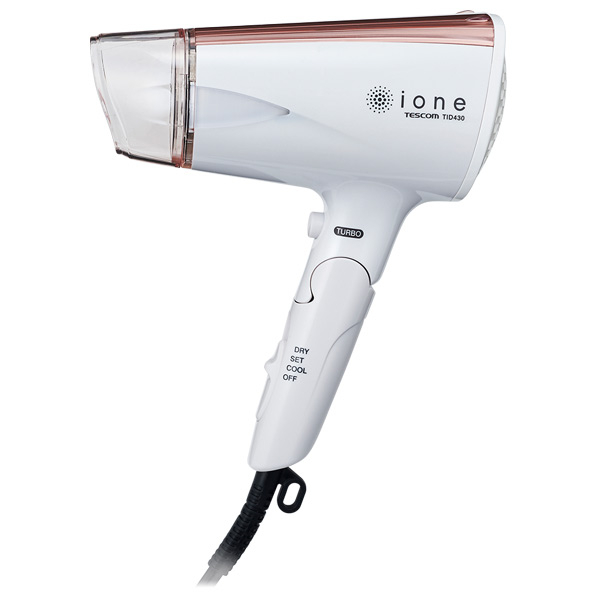 エディオンネットショップ テスコム Tid430n マイナスイオンヘアードライヤー ローズゴールド