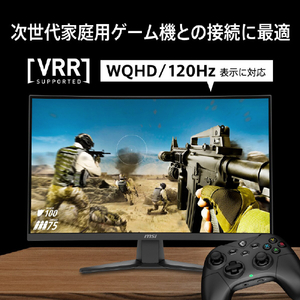 MSI 27型液晶ディスプレイ ブラック MAG-275CQDF-X24-イメージ6