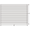 日本通信紙 ストックフォーム 2P 15×11 1000組 罫入 FC67582-SF-15132PNCｱｵ