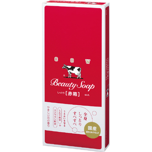 牛乳石鹸 カウブランド 赤箱 6個 ｶｳﾌﾞﾗﾝﾄﾞｱｶﾊﾞｺ6ｺ-イメージ1