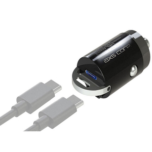 AXS 極小DC充電器アルミPD+PD ブラック X-301-イメージ2