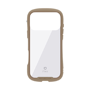 Hamee iPhone17 Pro Max用 強化ガラスクリアケース IFACE REFLECTION ベージュ 41-183018-イメージ1