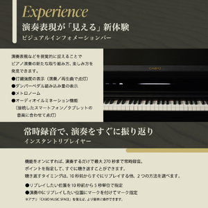 カシオ 電子ピアノ CELVIANO グレーベージュウッド調 AP-750GB-イメージ11