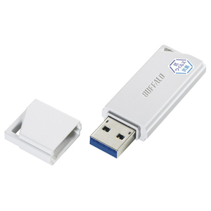 BUFFALO USB3．2(Gen1) 抗ウイルス・抗菌USBメモリ(128GB) ホワイト RUF3-KVB128G-WH-イメージ3