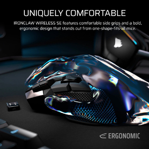 コルセア CORSAIR IRONCLAW ワイヤレス SE ゲーミングマウス ブラック CHR-9317110-WW-イメージ3