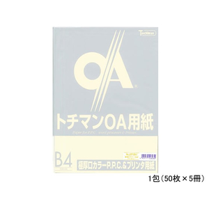 SAKAEテクニカルペーパー 極厚口カラーPPC B4 アイボリー 50枚×5冊 F177445-LPP-B4-I-イメージ1