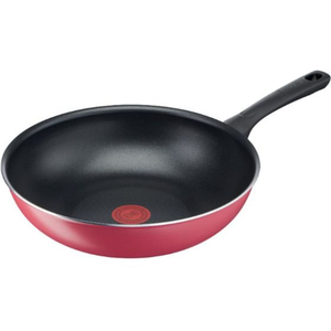 Ｔ－ｆａｌ クランベリーレッド ウォックパン 28cm FCF816N-B55919-イメージ1