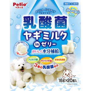ペティオ アクアサプリ 乳酸菌 ヤギミルクinゼリー(16g×20個) ﾆﾕｳｻﾝｷﾝﾔｷﾞﾐﾙｸINｾﾞﾘ-20ｺ-イメージ1