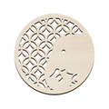 アーテック 木製コースター φ100mm ゾウ FCE786U-118789