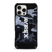 エム・ディー・シー iPhone 16 Pro Max用AVIREX 耐衝撃ケース/アーミータフ 迷彩 MD-75560-1