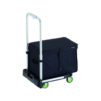 トラスコ中山 TRUSCO/樹脂台車 カルティオミニ weego 省音車輪 ブラック THB付 FC142TW-1948176