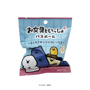 エスケイジャパン お文具といっしょバスボール(みんなでおふろにはいったよ) ｵﾌﾞﾝｸﾞﾄｲﾂｼﾖﾊﾞｽﾎﾞ-ﾙﾐﾝﾅｵﾌﾛ-イメージ1