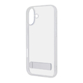 レイアウト iPhone 16 Plus用Like standard スタンド付き 衝撃吸収 バンパー ハイブリッドケース クリア RT-P48STA1/CM