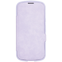 ＮＡＴＵＲＡＬ　ｄｅｓｉｇｎ iPhone 16e用背面手帳型ケース CHROME-NATURAL ラベンダー IP24SP-CHN04