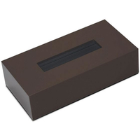 橋本達之助工芸 ティッシュBOXカラー ブラウン 1個入 FCN5879