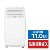 SHARP 11kgインバーター全自動洗濯機洗剤自動投入 ホワイト ES-SW11L-W