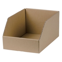 トラスコ中山 ダンボール製T型コンテナ 内寸183×263×135 5.1間口183×奥行263×高さ135mm間口192×奥行285×高さ140mm FC709FX-8590650