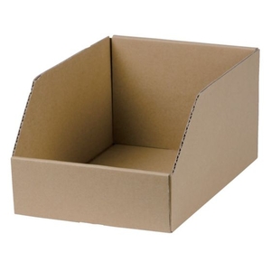 トラスコ中山 ダンボール製T型コンテナ 内寸183×263×135 5.1間口183×奥行263×高さ135mm間口192×奥行285×高さ140mm FC709FX-8590650-イメージ1